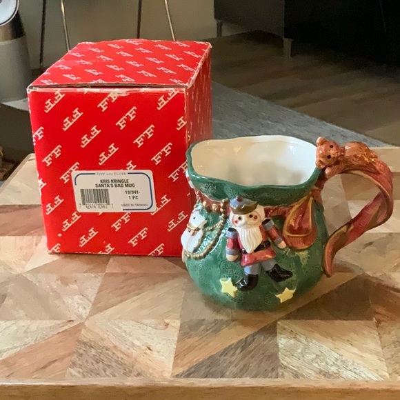 Fitz and Floyd Santa Mug and Plate - Picture 6 of 6